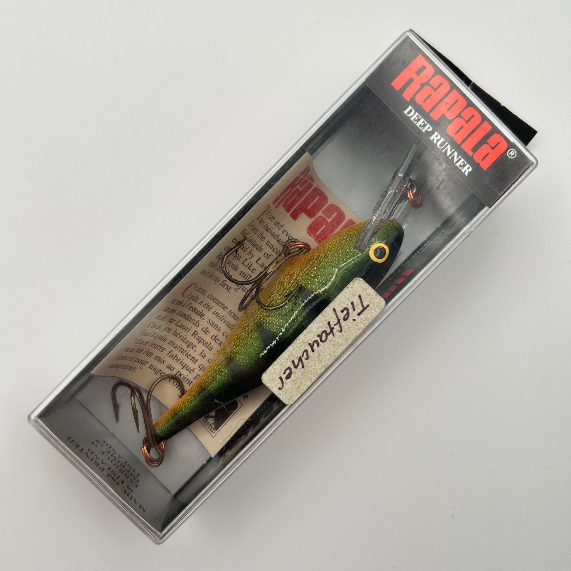 Rapala SR-8 P Wobbler / Kunstköder mit Drillingshaken Perch 11g