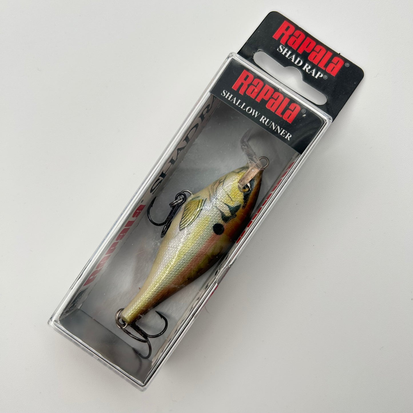 Rapala Shad Rap SSR-7 Wobbler / Kunstköder mit Drillingshaken Live River Shad 7g