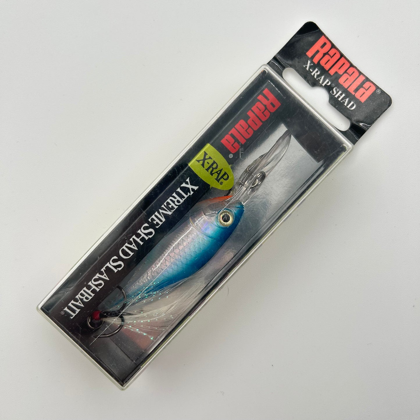Rapala X-Rap Shad XRS-6 Wobbler / Kunstköder mit Drillingshaken blau/silber 9g