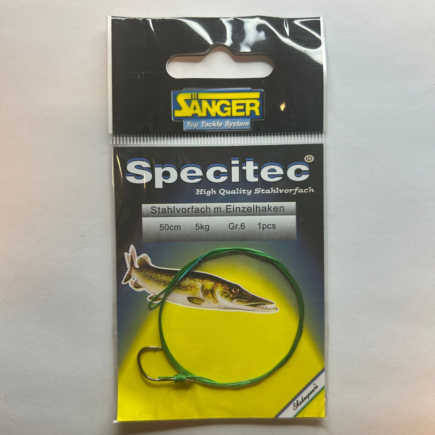Sänger Specitec Stahlvorfach Haken