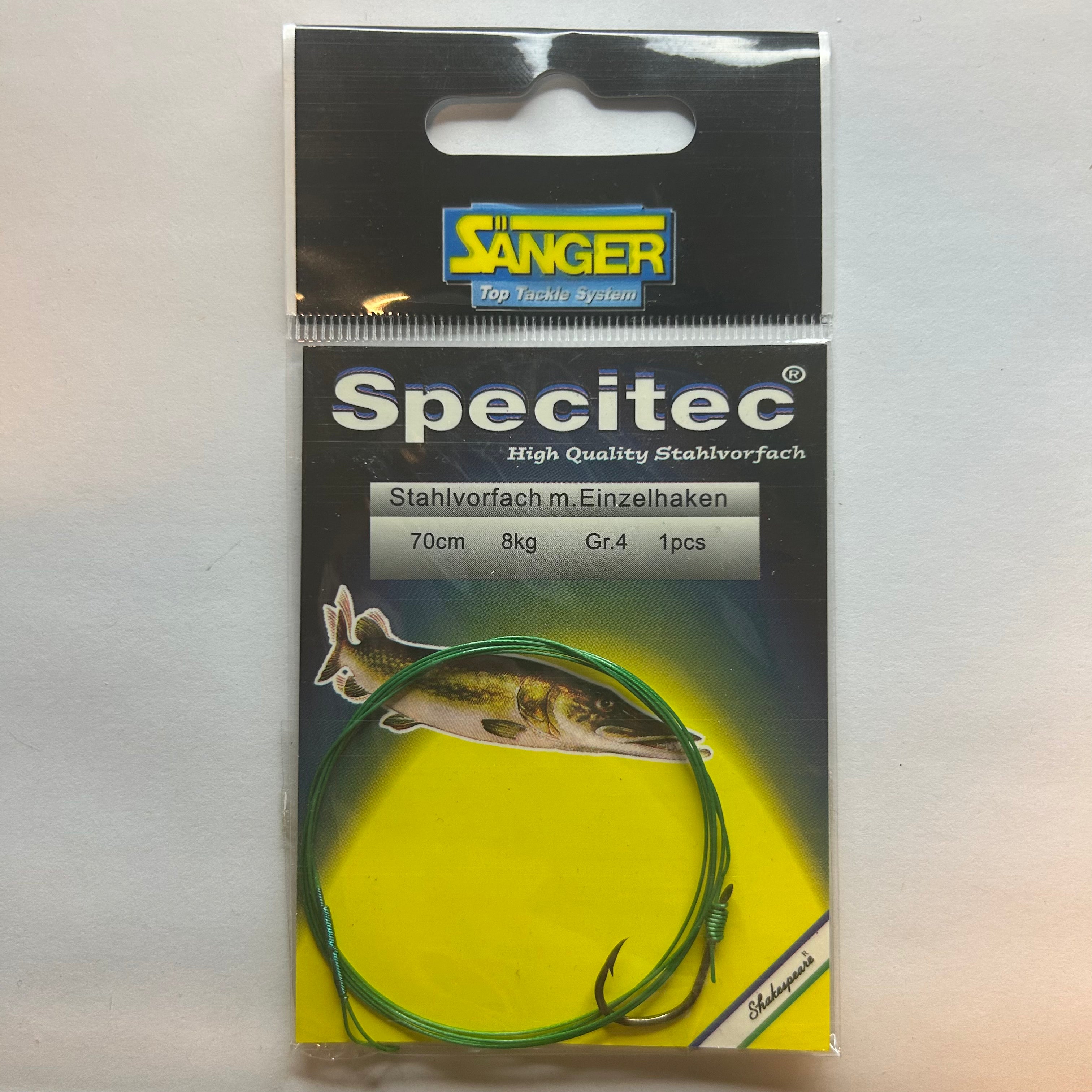 Sänger Specitec Stahlvorfach Haken