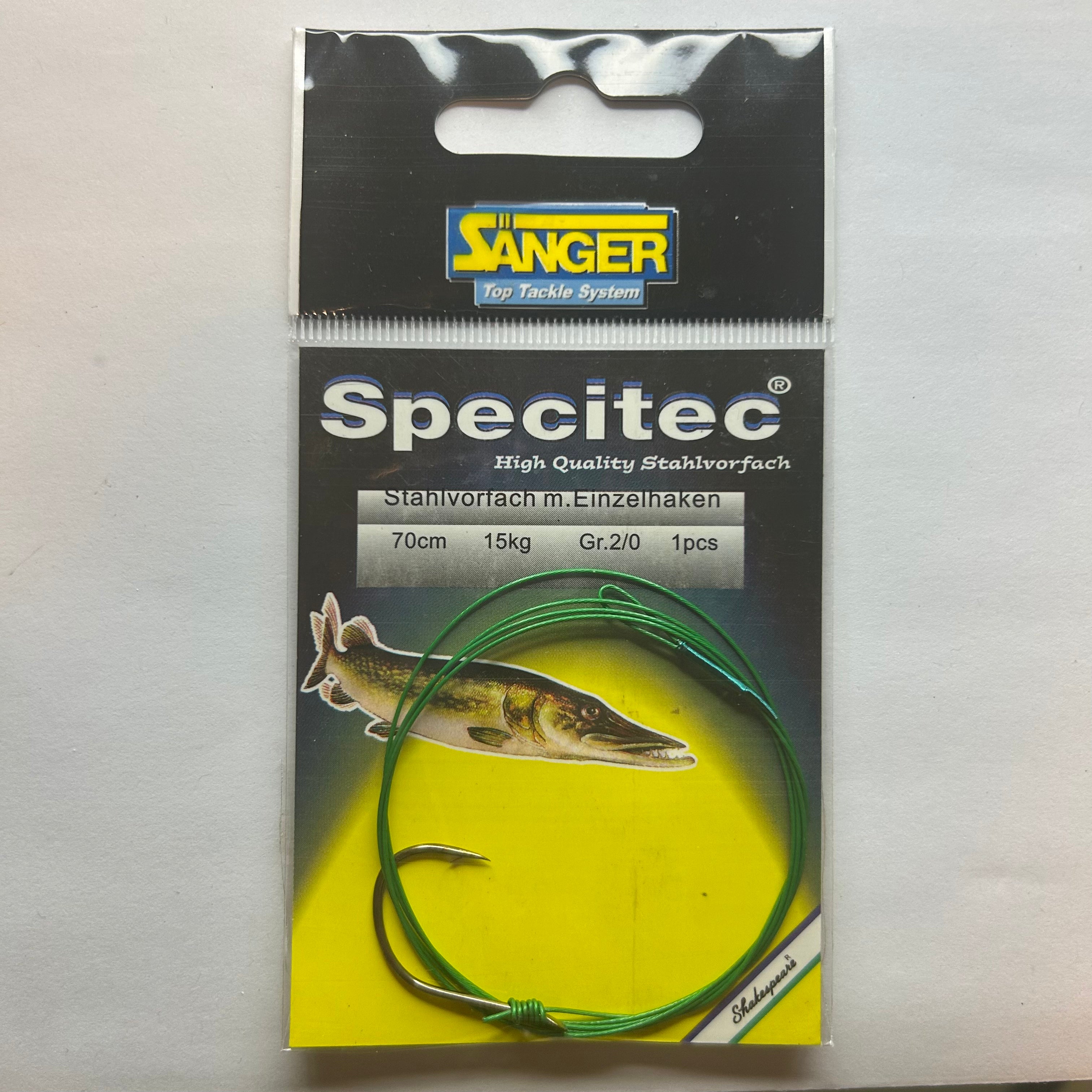 Sänger Specitec Stahlvorfach Haken