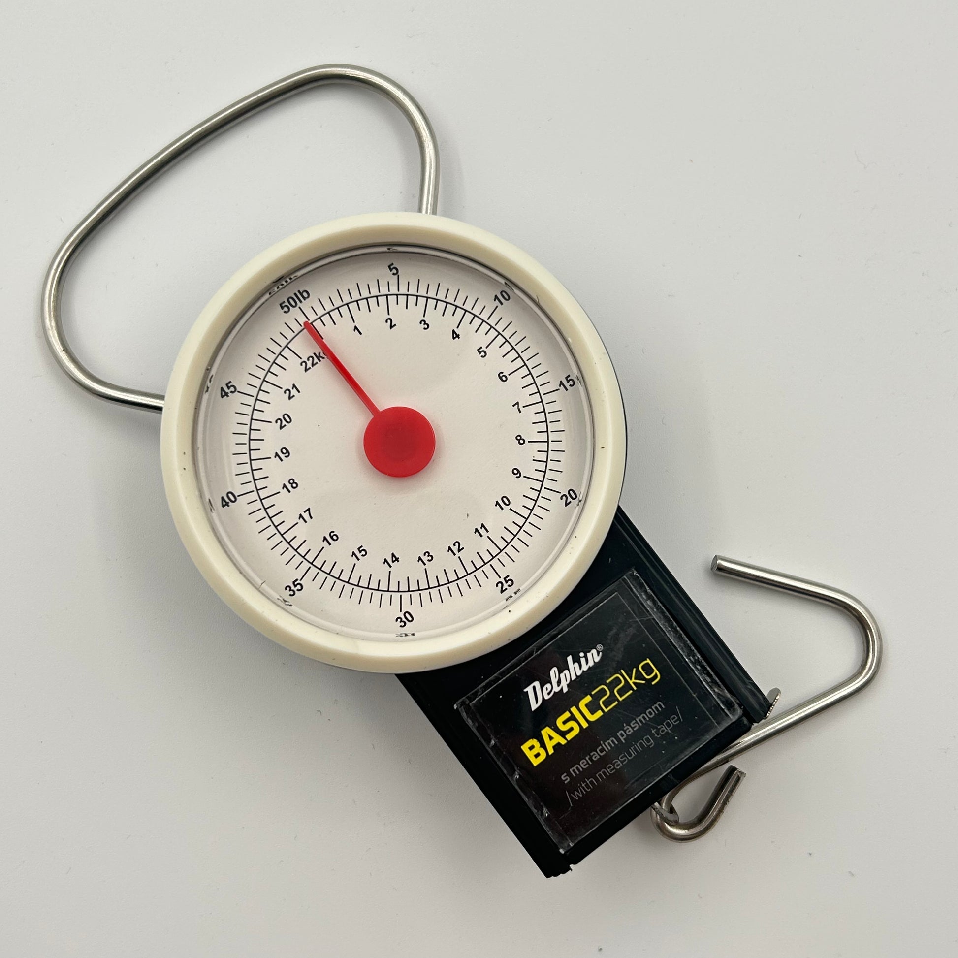 Delphin Basic Fischwaage mit Maßband bis 22kg