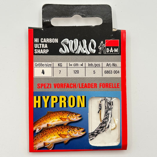 DAM Sumo Spezi Vorfach Leader mit Haken Forelle 5 Stk.