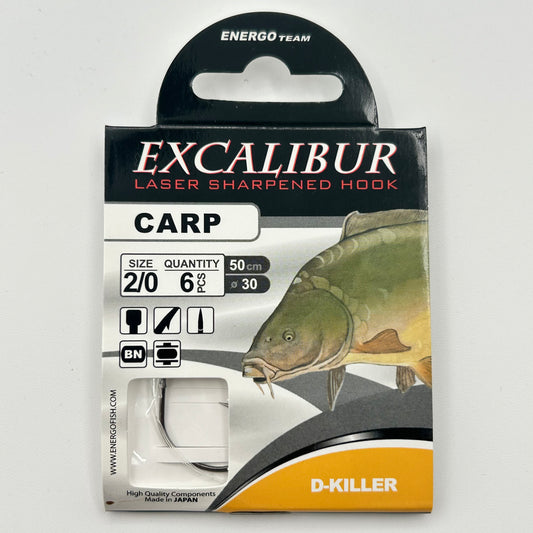 Energo Excalibur Vorfach mit Haken Karpfen 6 Stk.