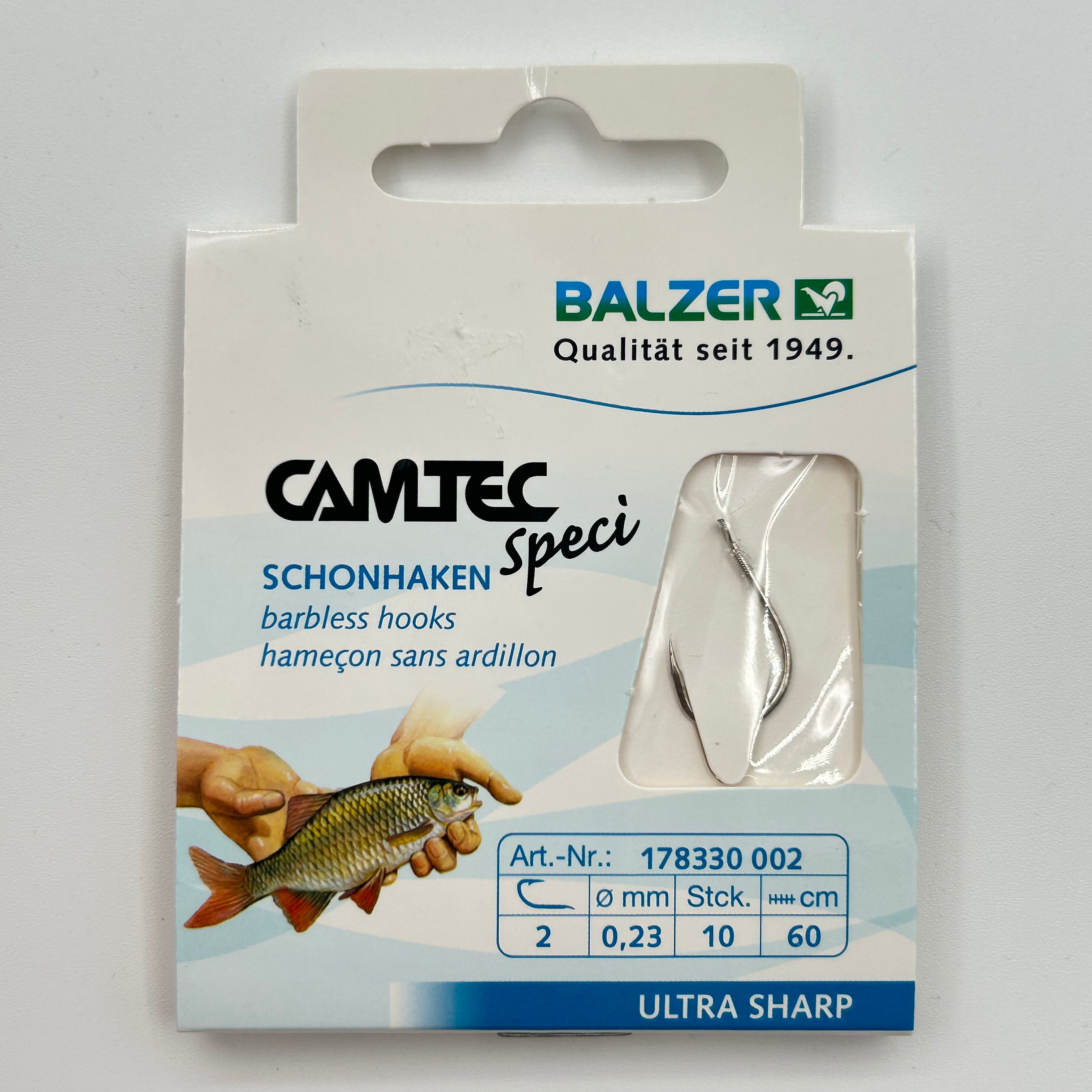 Balzer Camtec Speci Vorfach mit Schonhaken 10 Stk.