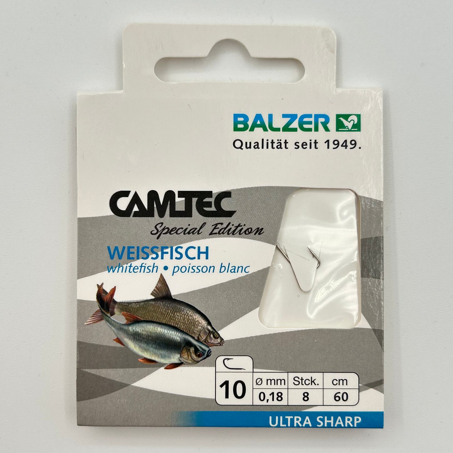 Balzer Camtec Speci Vorfach mit Haken Weißfisch 8 Stk.