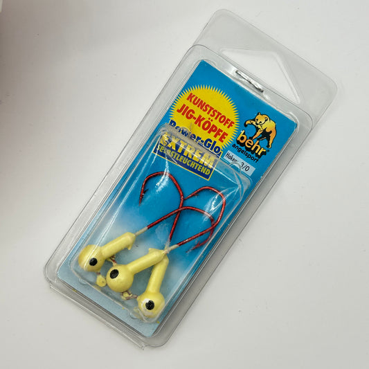 Behr Jig Heads leuchtender Kunststoffjig mit Haken 3 Stk.