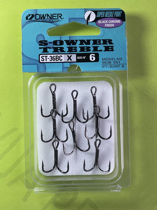 Owner S-Owner Treble Drillingshaken ST-36BC 8 Stk.