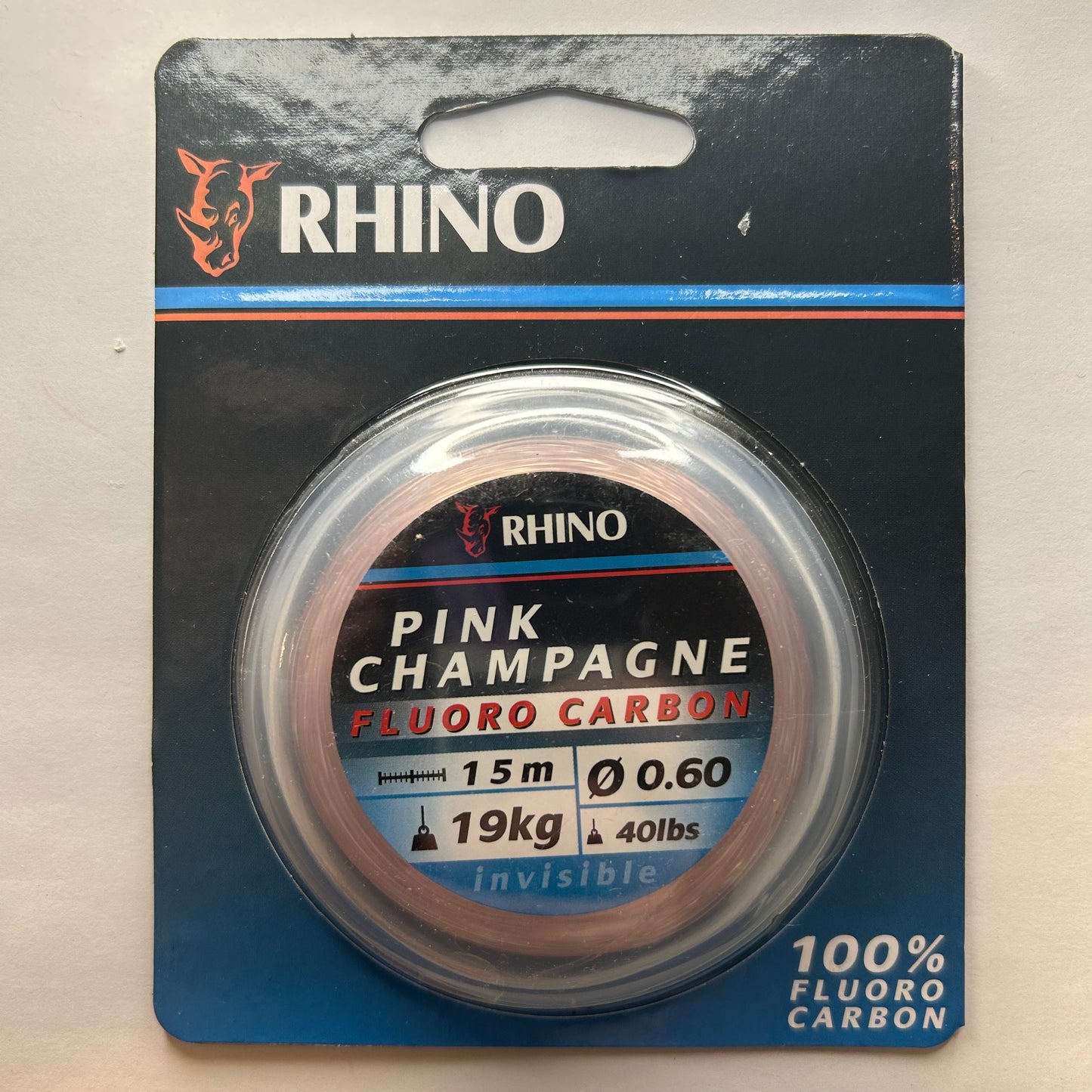 Rhino Pink Champange Fluorocarbonvorfachschnur Invisible