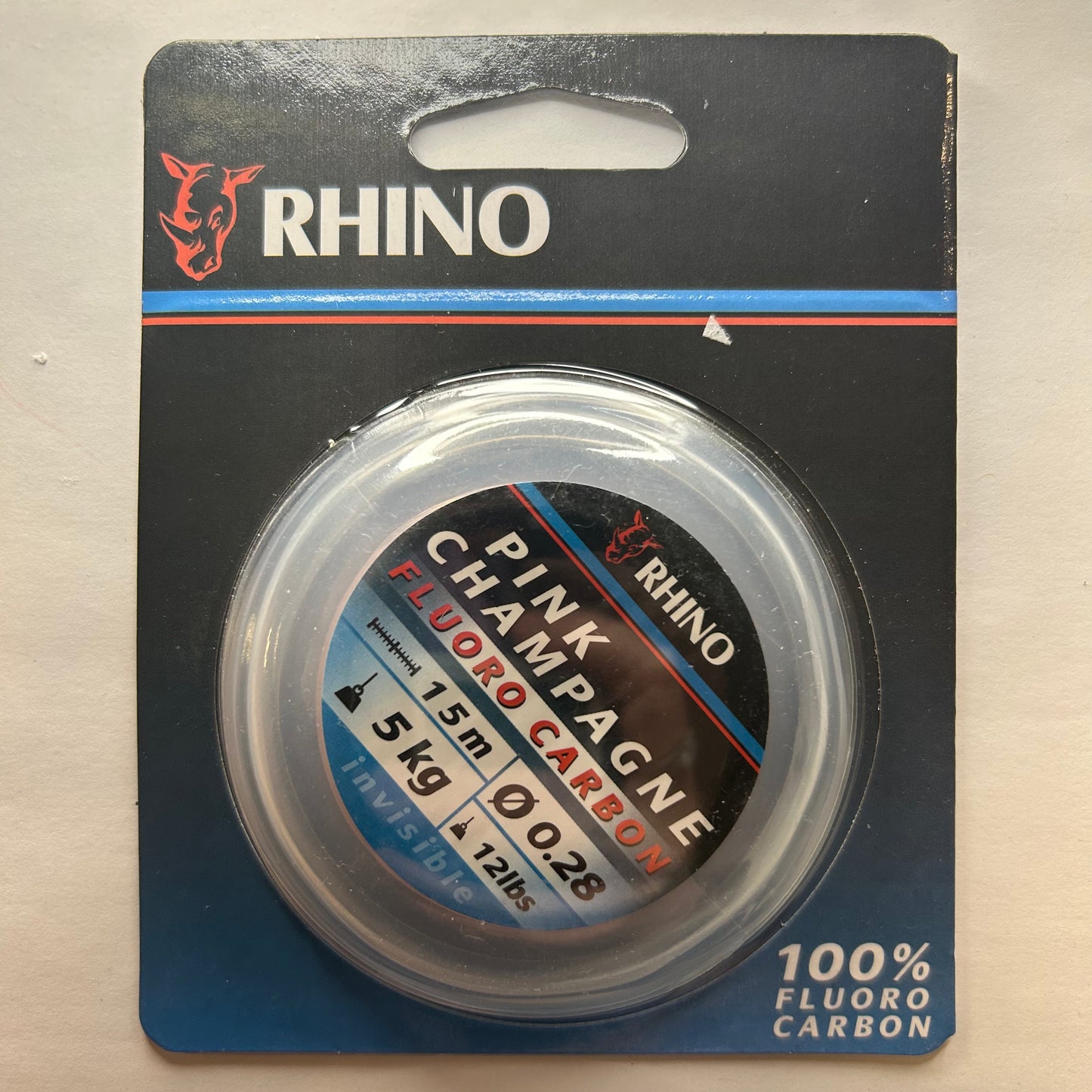 Rhino Pink Champange Fluorocarbonvorfachschnur Invisible