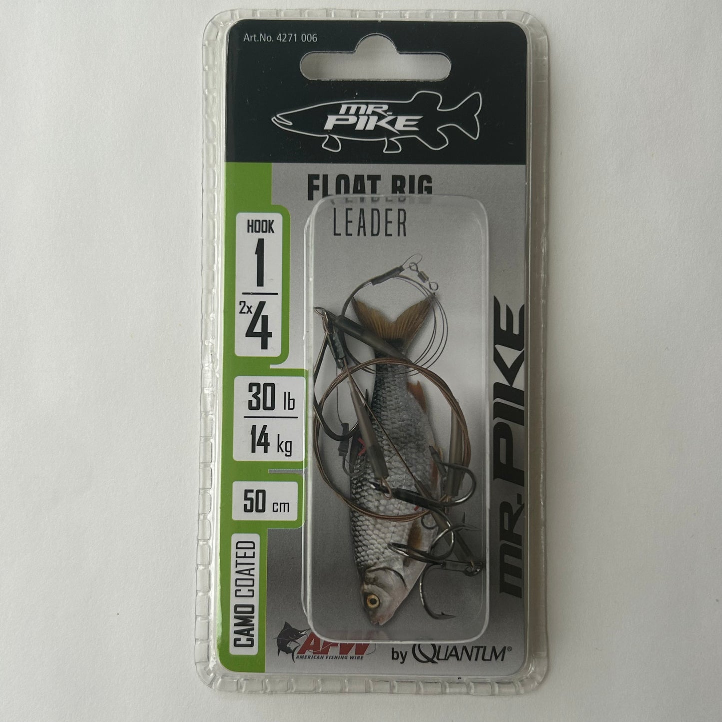 Zebco Mr. Pike Float Rig Vorfach Drillinghaken