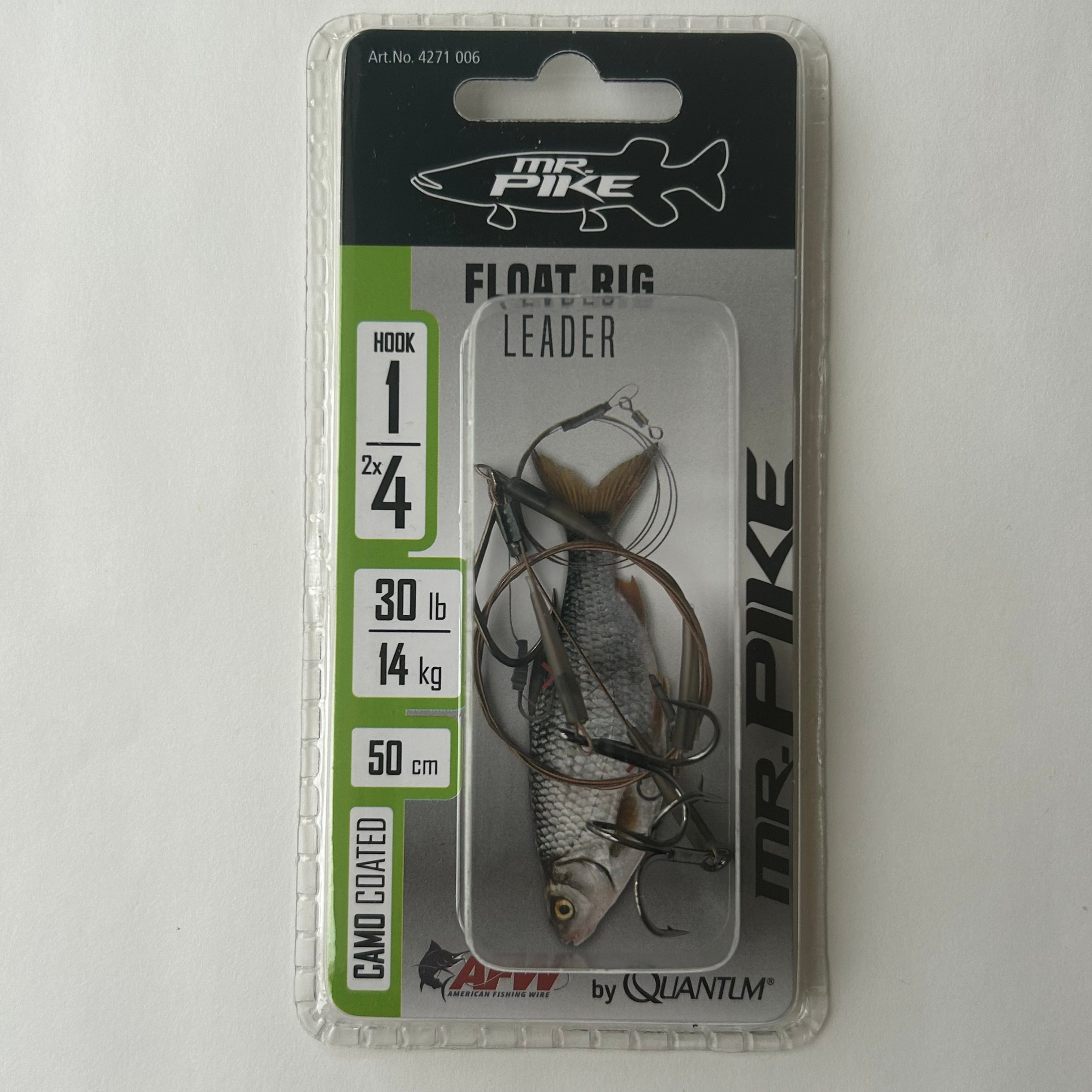 Zebco Mr. Pike Float Rig Vorfach Drillinghaken