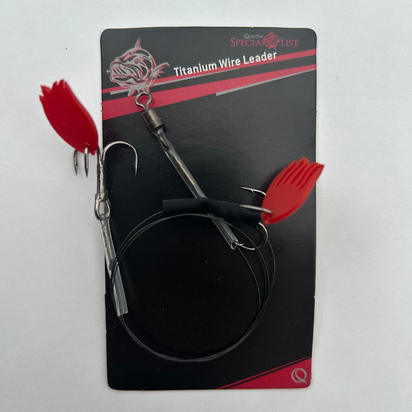 Zebco Quantum Specialist Titanvorfach mit Wirbel 2 Drillingshaken