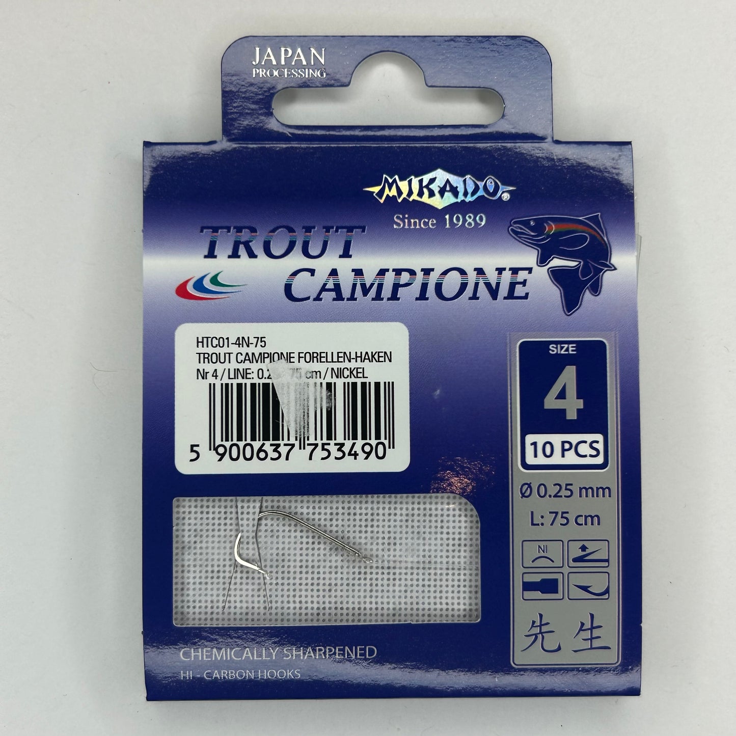 Mikado Vorfach Haken Trout Campione Forelle 10 Stk.