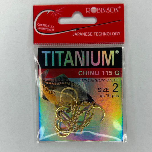 Robinson Haken Titanium Chinu 115 G 10 Stk.