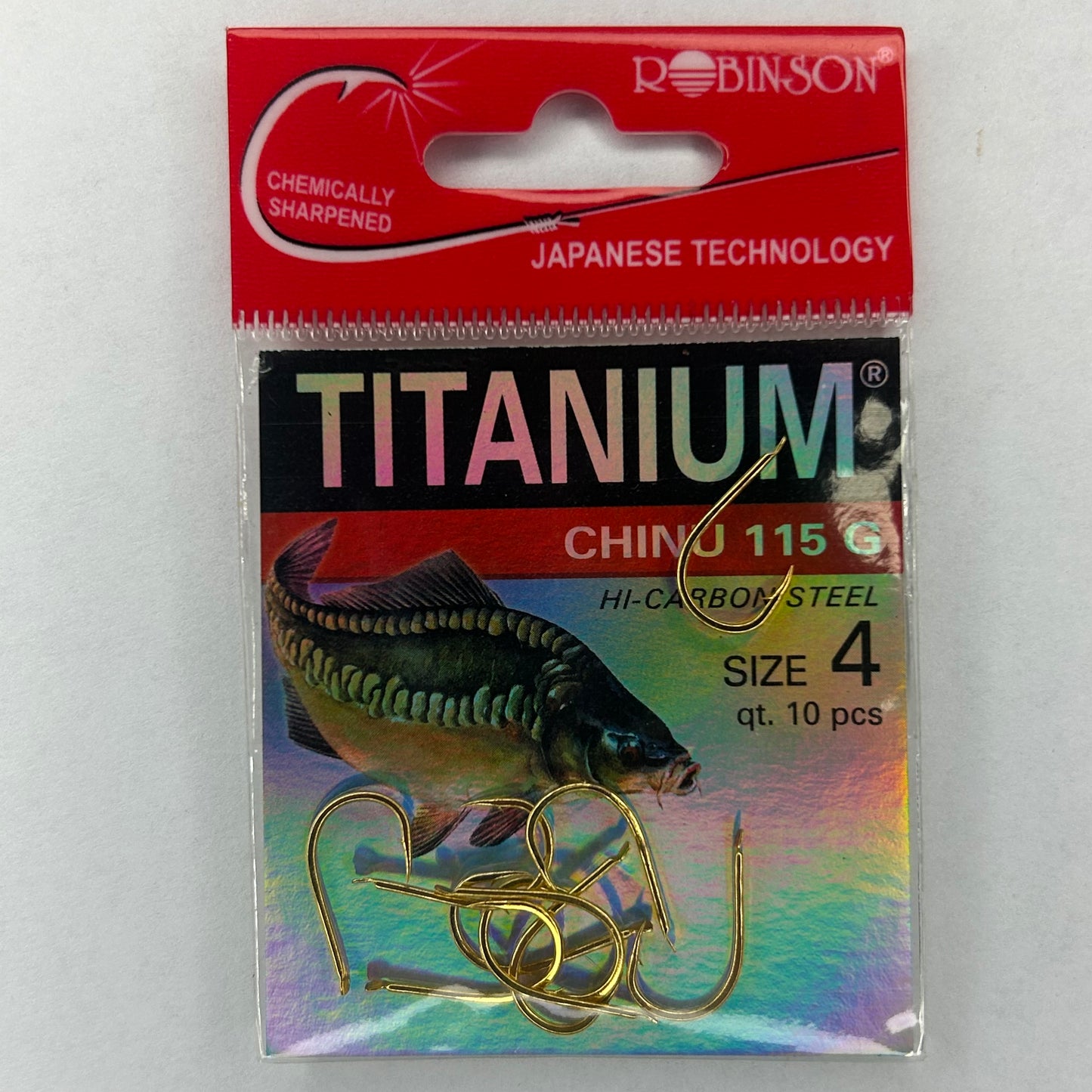 Robinson Haken Titanium Chinu 115 G 10 Stk.