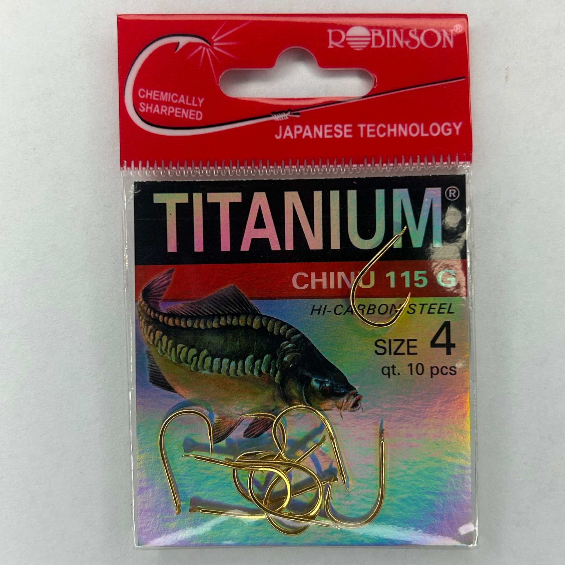 Robinson Haken Titanium Chinu 115 G 10 Stk.