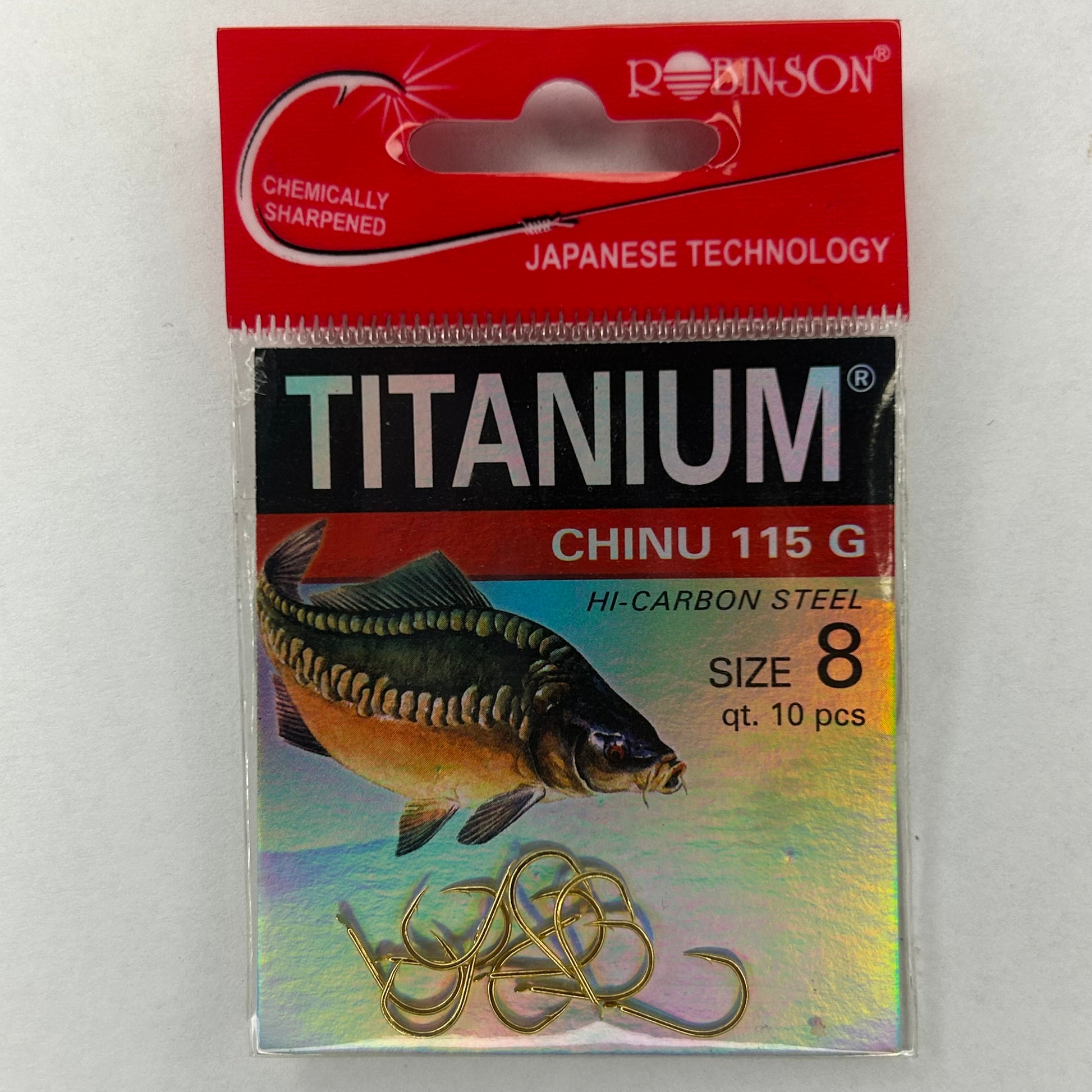 Robinson Haken Titanium Chinu 115 G 10 Stk.