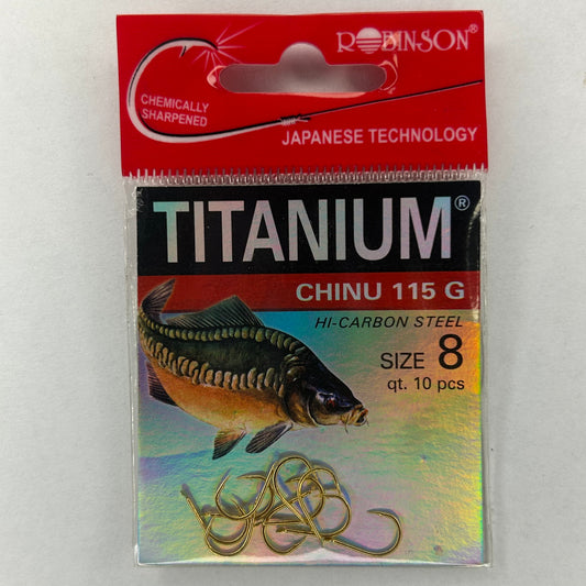 Robinson Haken Titanium Chinu 115 G 10 Stk.