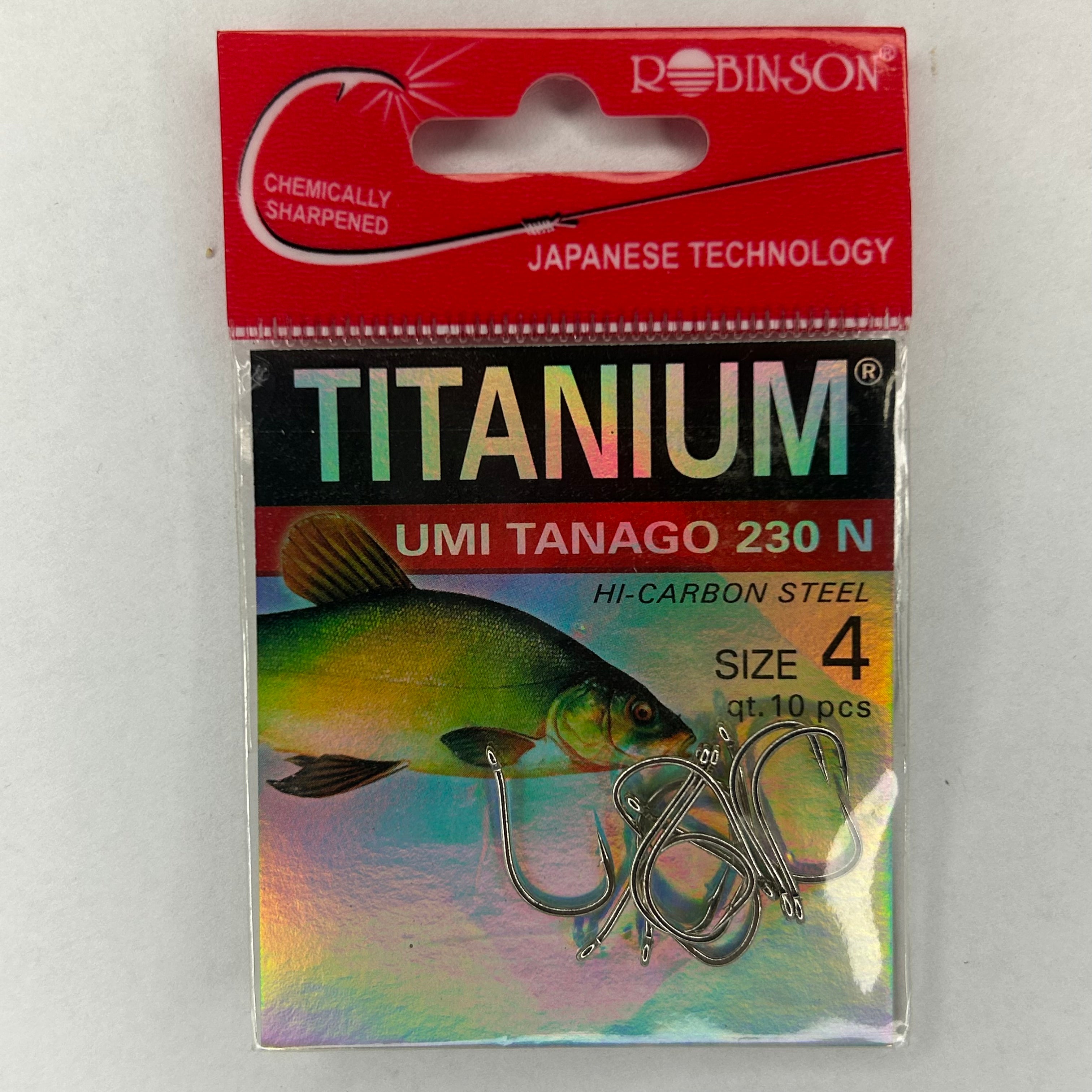 Robinson Haken Titanium Umi Tanago 230 N 10 Stk.
