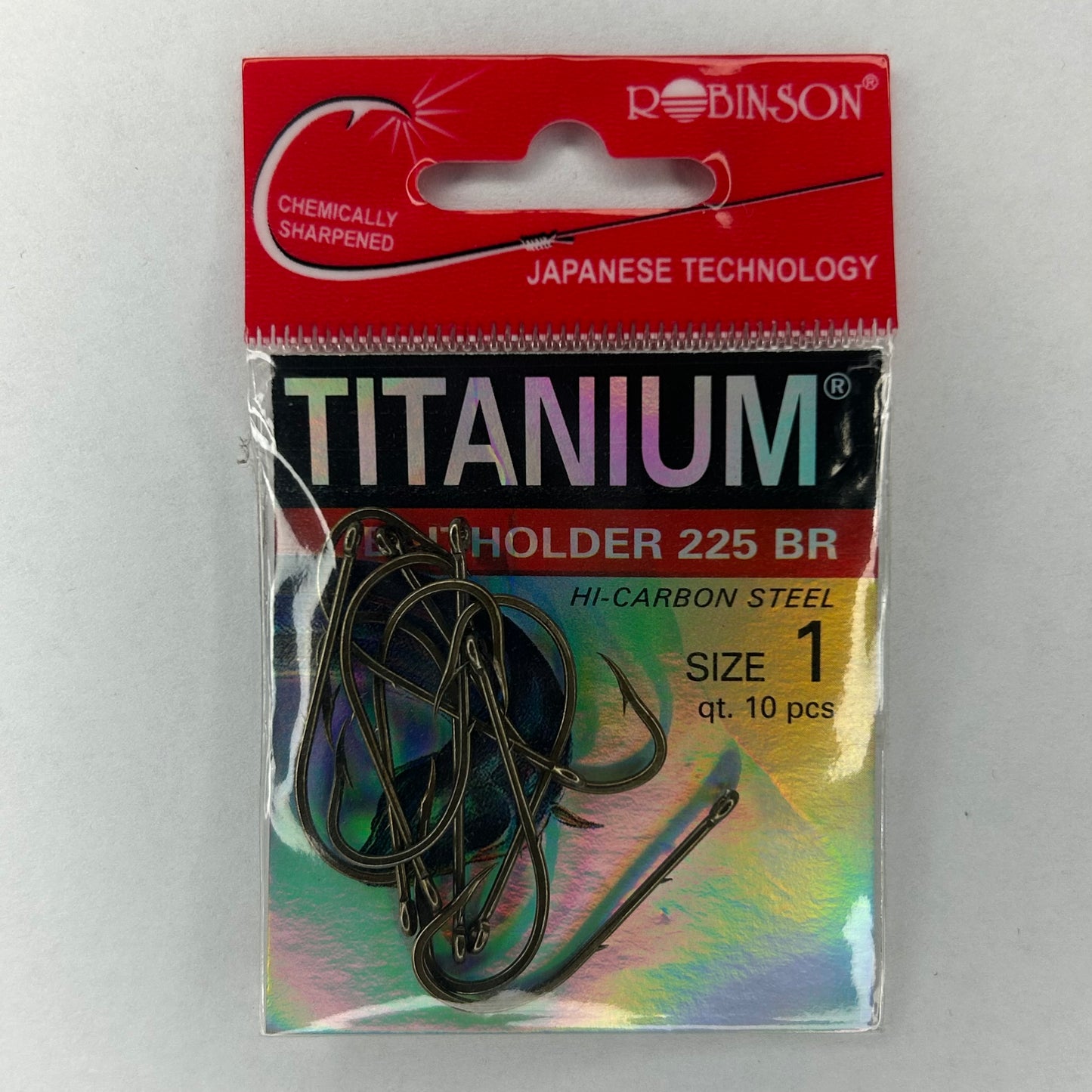 Robinson Haken Titanium Baitholder 225 BR 10 Stk.
