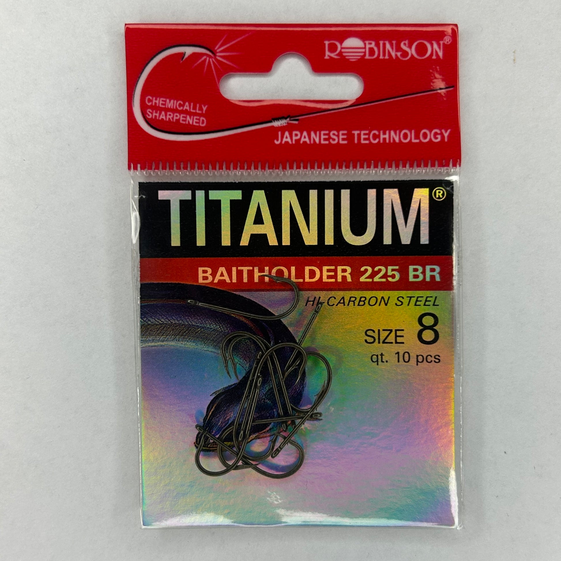 Robinson Haken Titanium Baitholder 225 BR 10 Stk.