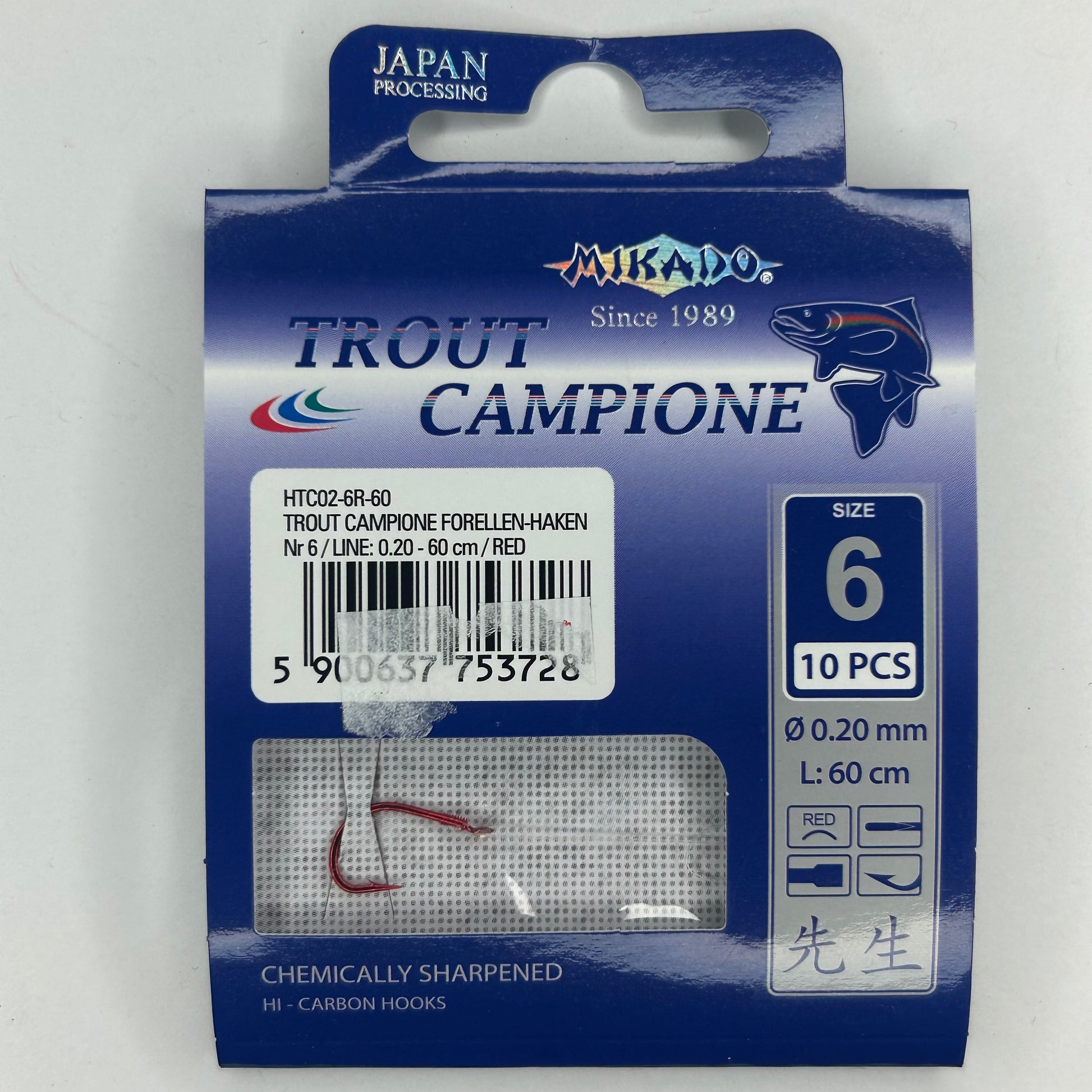 Mikado Vorfach Haken Trout Campione Forelle 10 Stk.