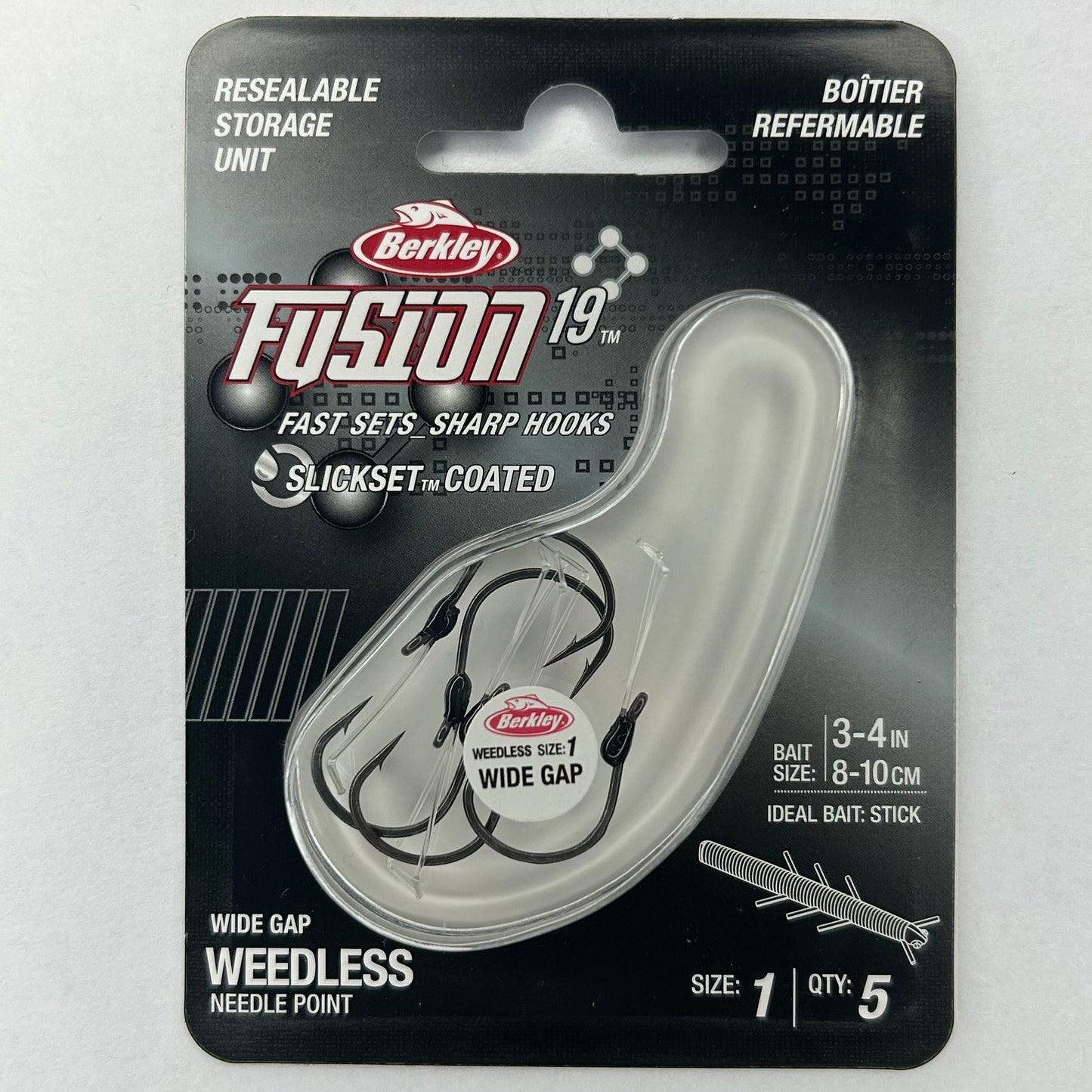 Berkley Haken Fusion 19 Wide Gap Weedless 5 Stk.