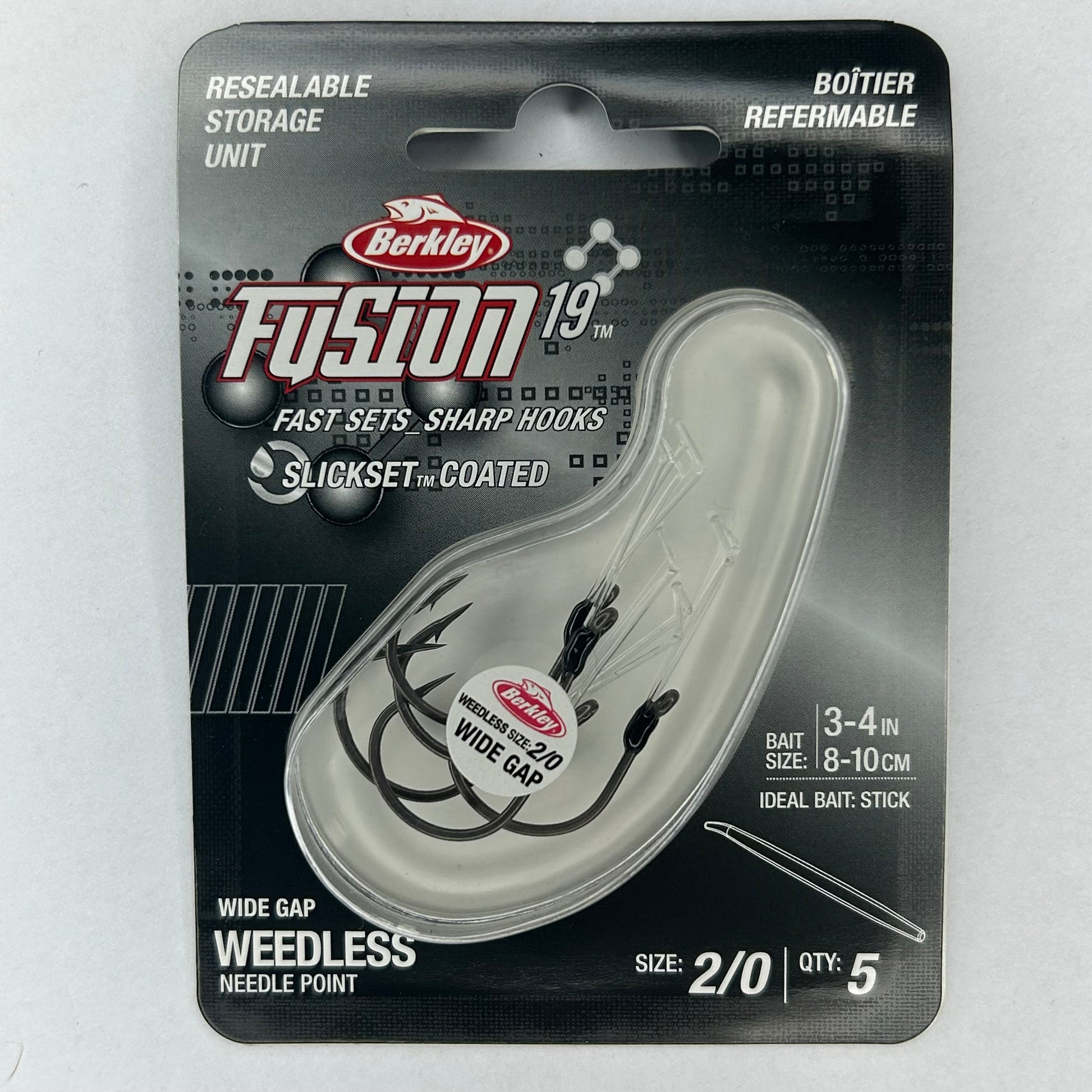 Berkley Haken Fusion 19 Wide Gap Weedless 5 Stk.