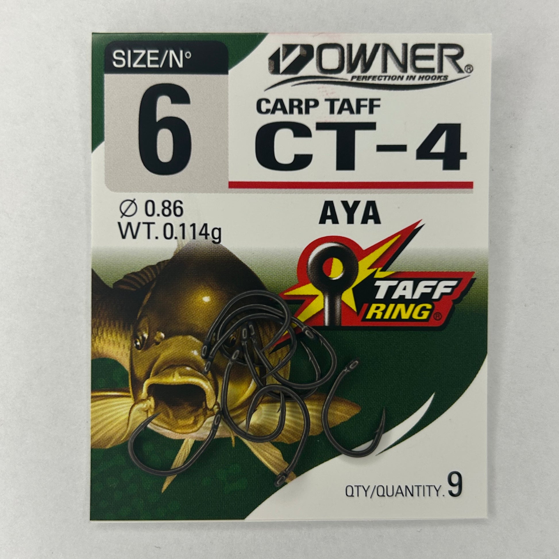 Owner Haken Karpfen Aya CT-4 9 Stk.