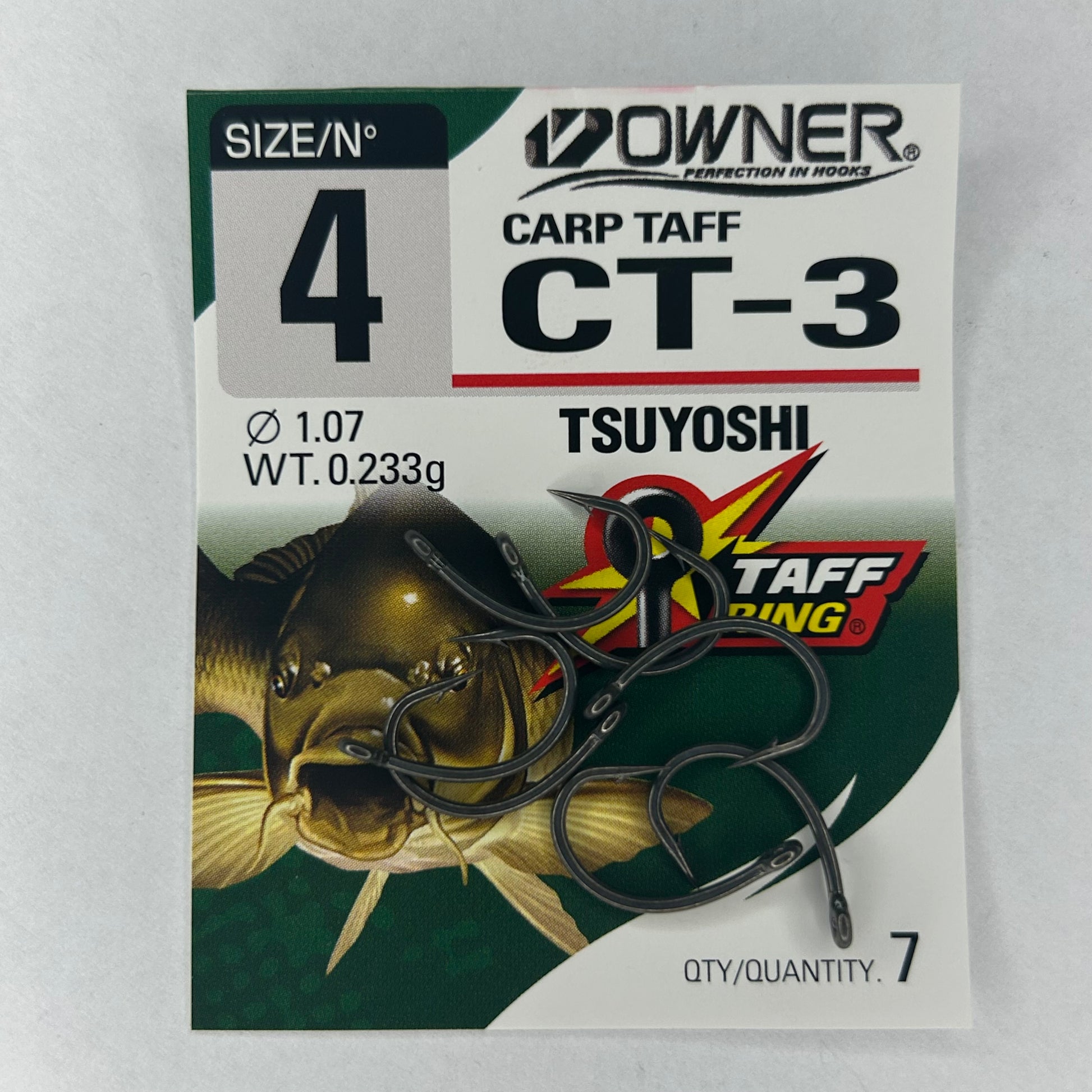 Owner Haken Karpfen Tsuyoshi CT-3 7 Stk.