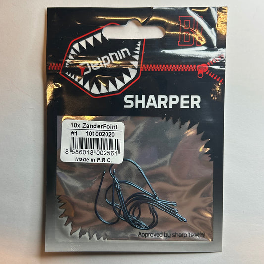 Delphin Haken Sharper Zander 10 Stk.