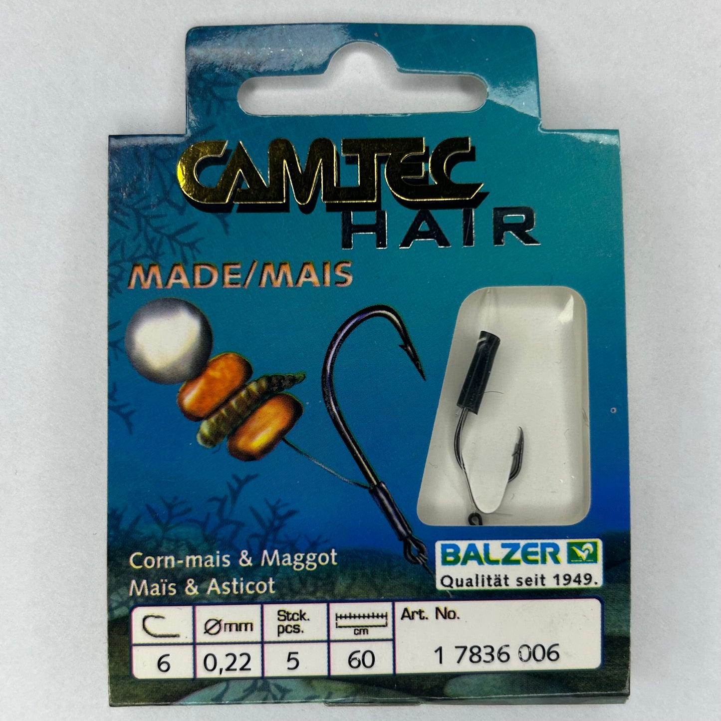 Balzer Camtec Hair Mais Vorfach Haken 5 Stk.
