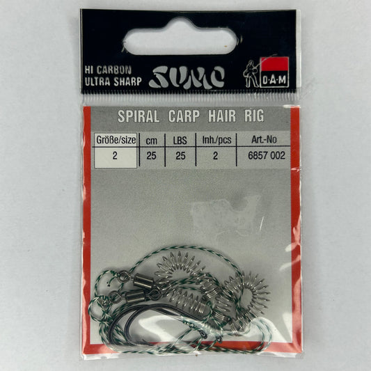 DAM Spiral Karpfen Hair Rig Haken 2 Stk.