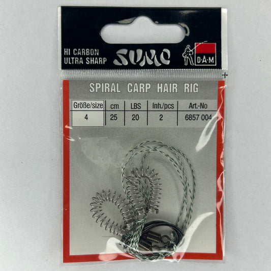 DAM Spiral Karpfen Hair Rig Haken 2 Stk.