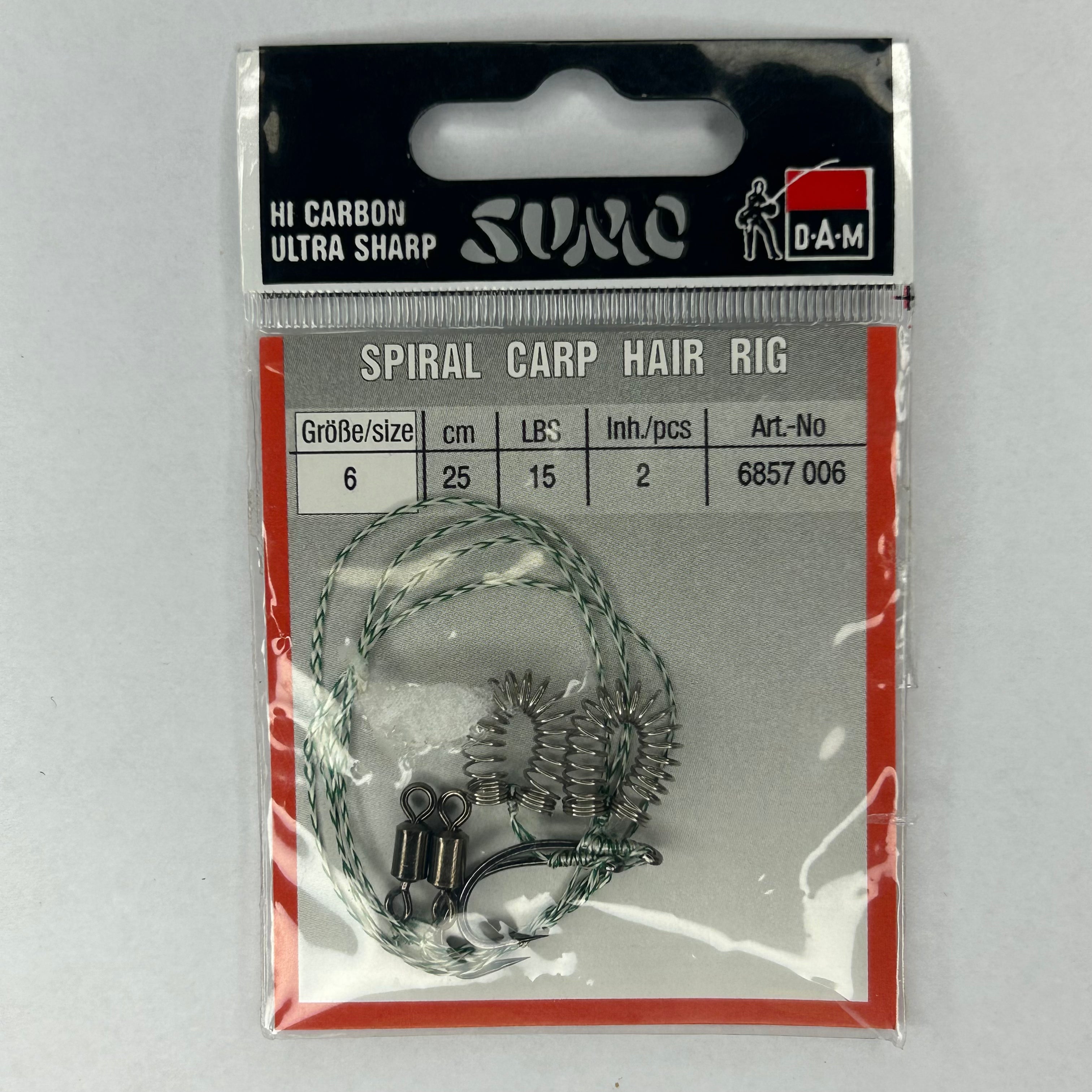 DAM Spiral Karpfen Hair Rig Haken 2 Stk.