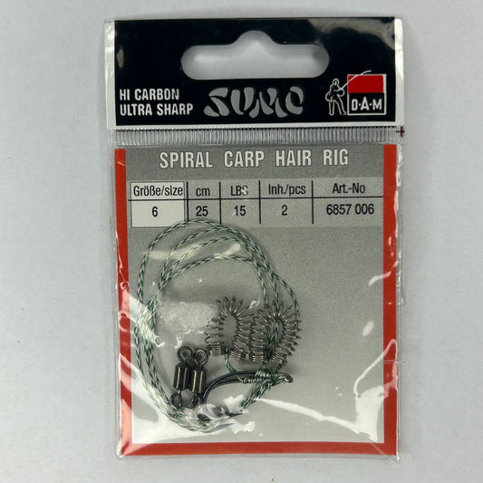 DAM Spiral Karpfen Hair Rig Haken 2 Stk.