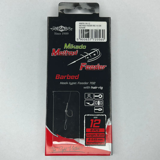 Mikado Barbed Vorfach Haken Hair Rig 8 Stk.
