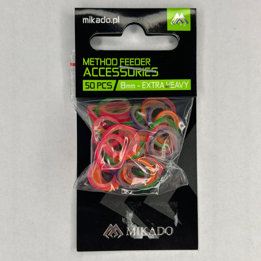 Mikado Method Feeder Gummibänder 8mm 50 Stk.