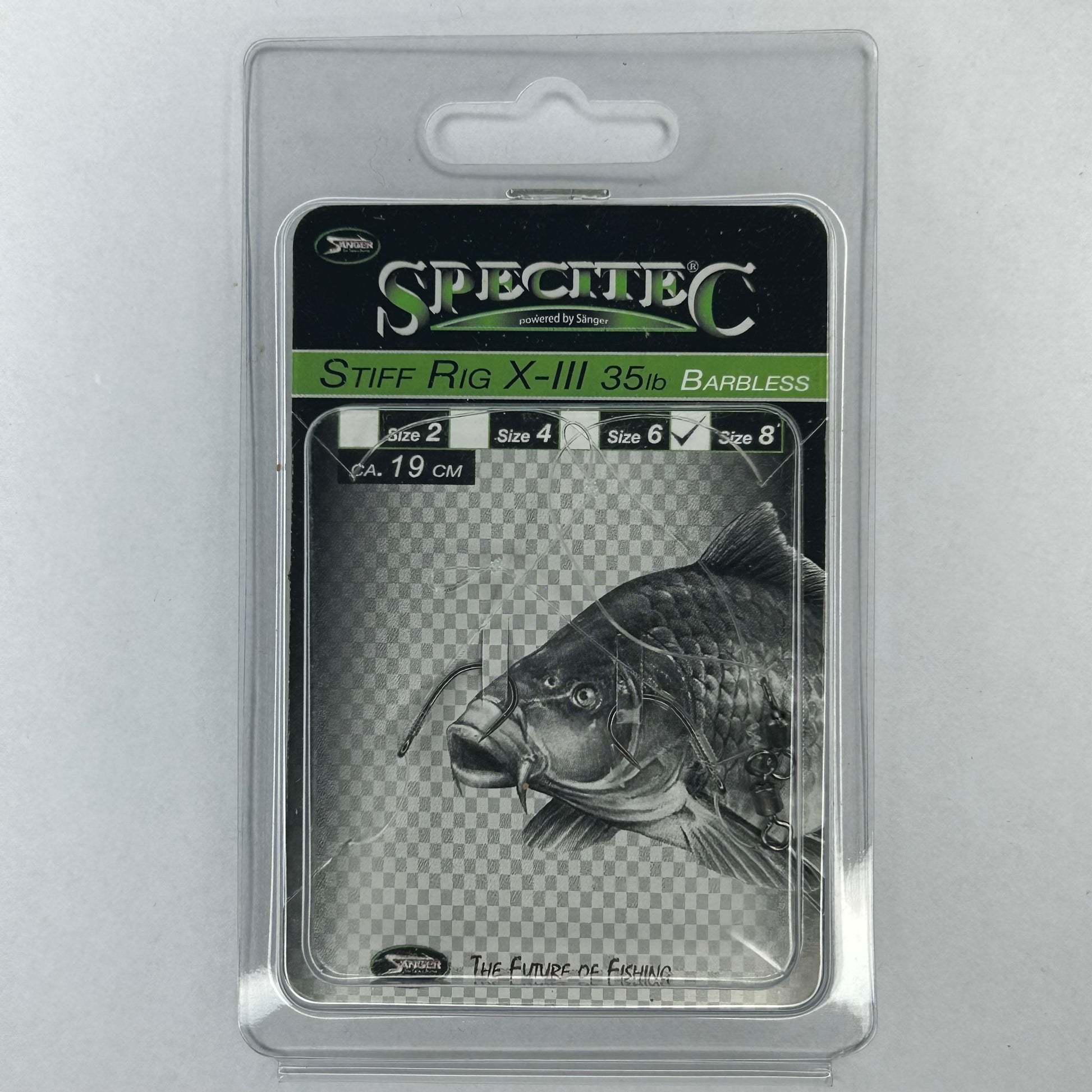 Sänger Specitec Stiff Rig X-III Vorfach Haken 2 Stk.