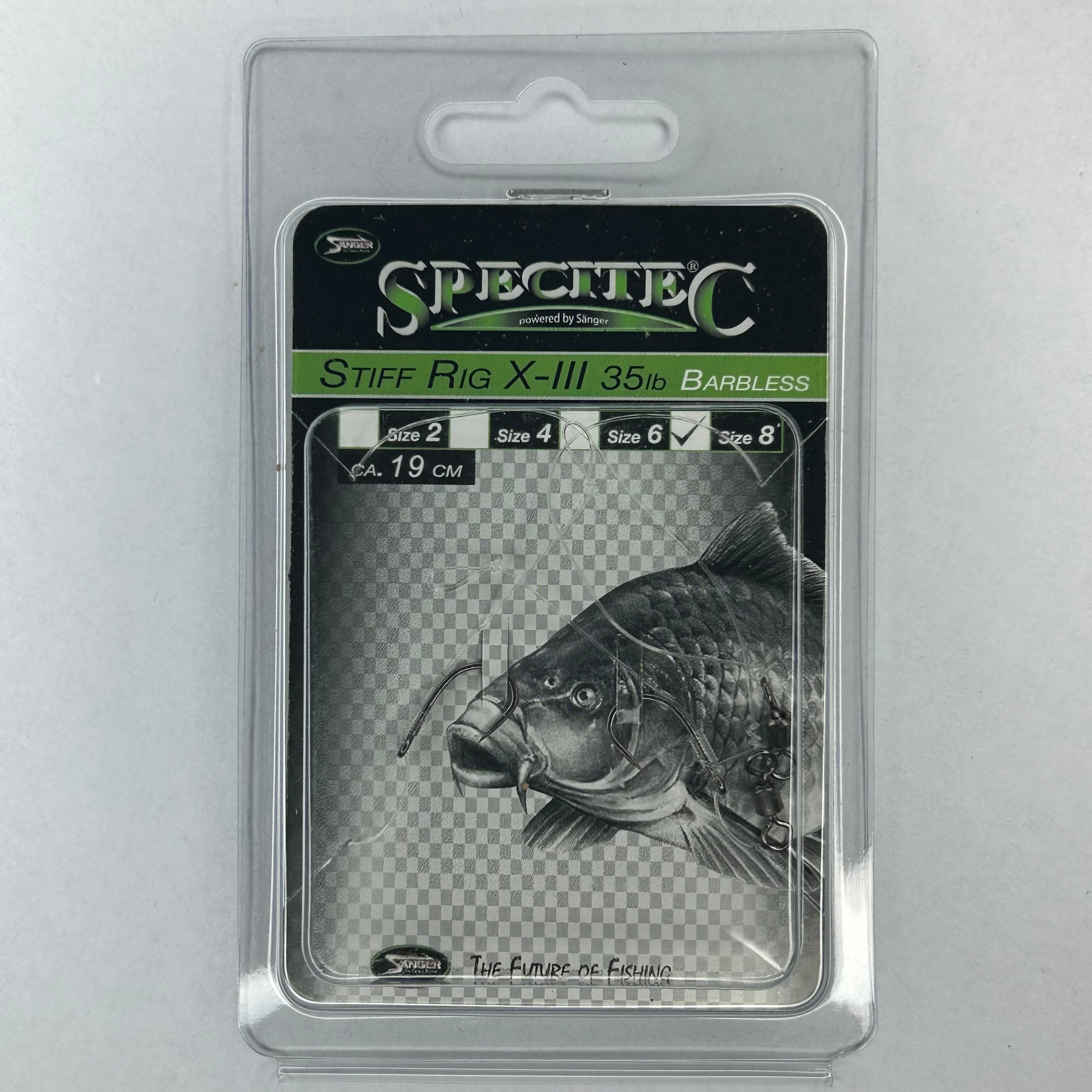 Sänger Specitec Stiff Rig X-III Vorfach Haken 2 Stk.