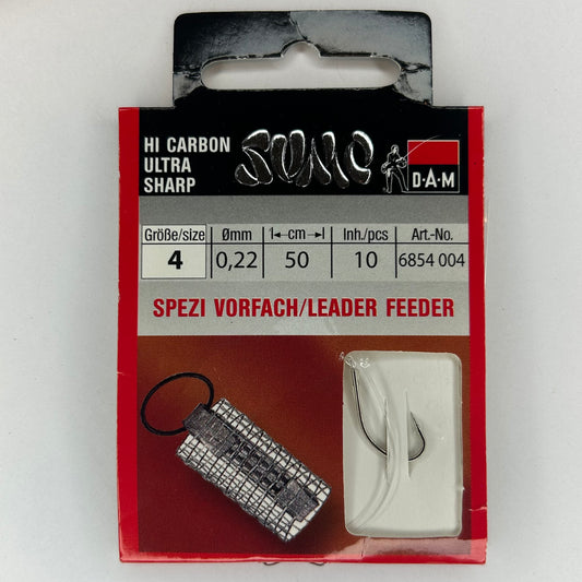 DAM Sumo Vorfach Haken Leader Feeder 10 Stk.