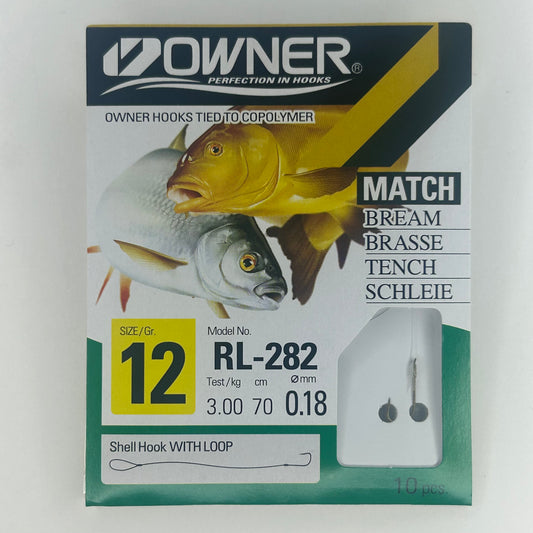 Owner Match Brasse/Schleie Vorfach Haken RL-282 10 Stk.