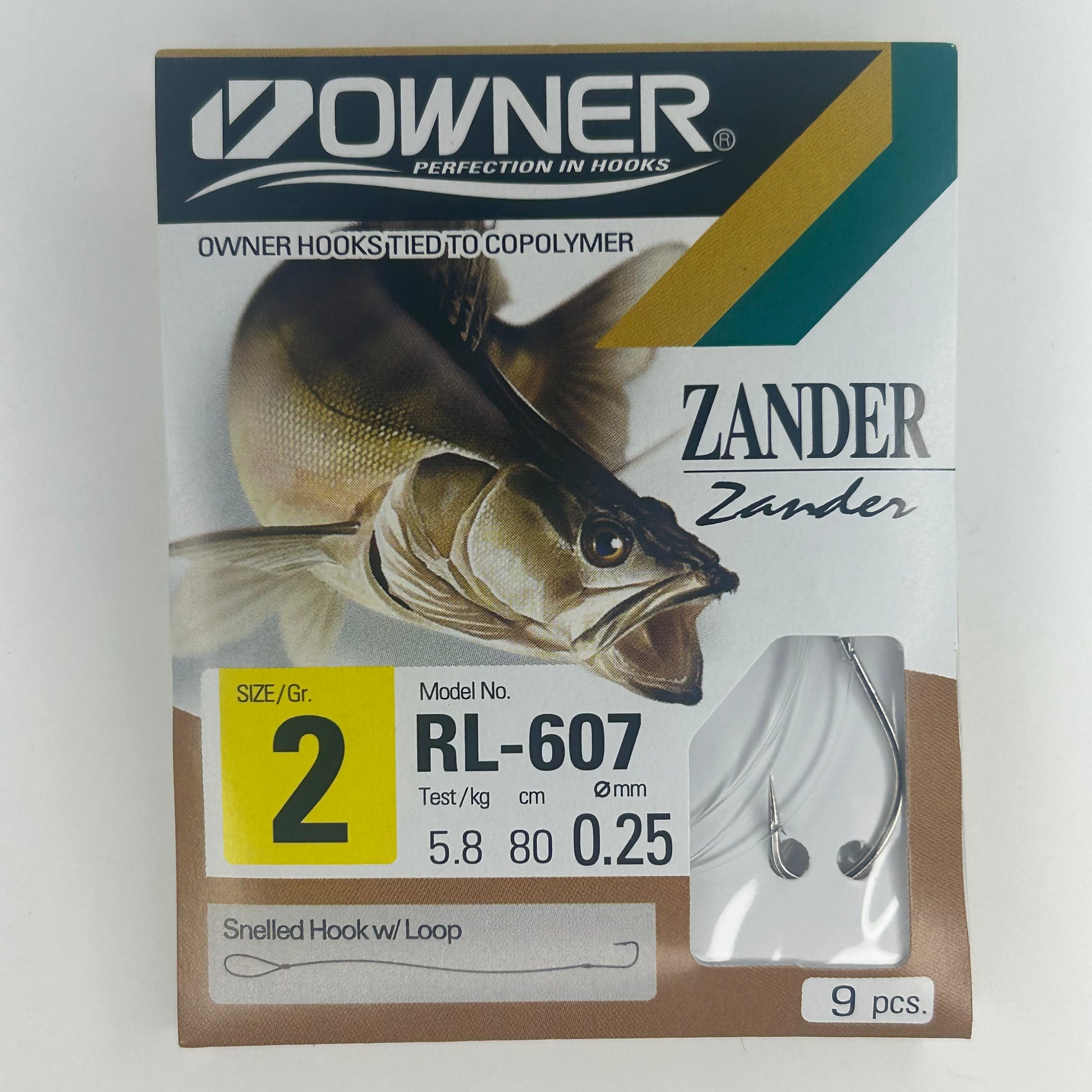 Owner Zander Vorfach Haken RL-607 9 Stk.