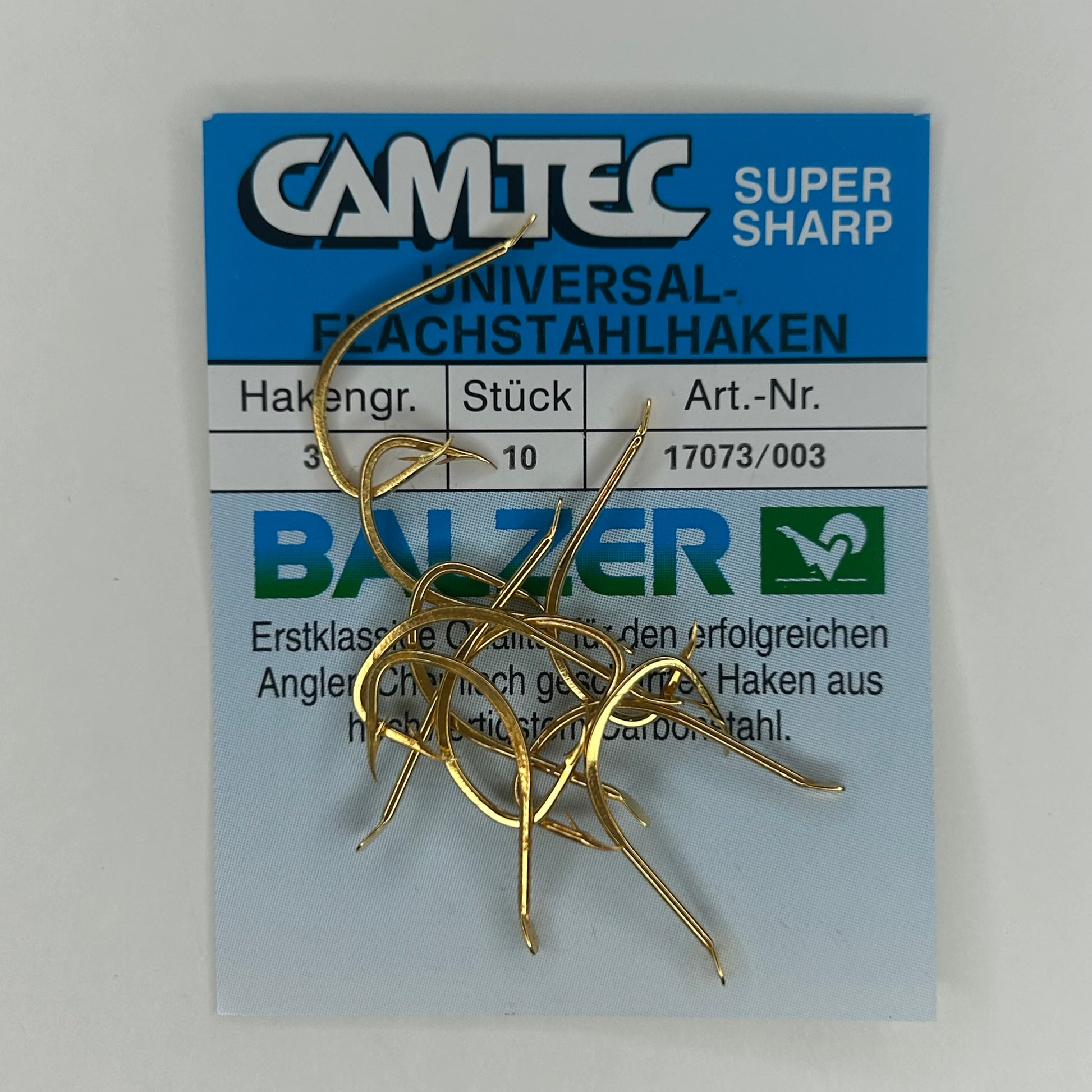 Balzer Camtec Universal Flachstahlhaken 10 Stk.