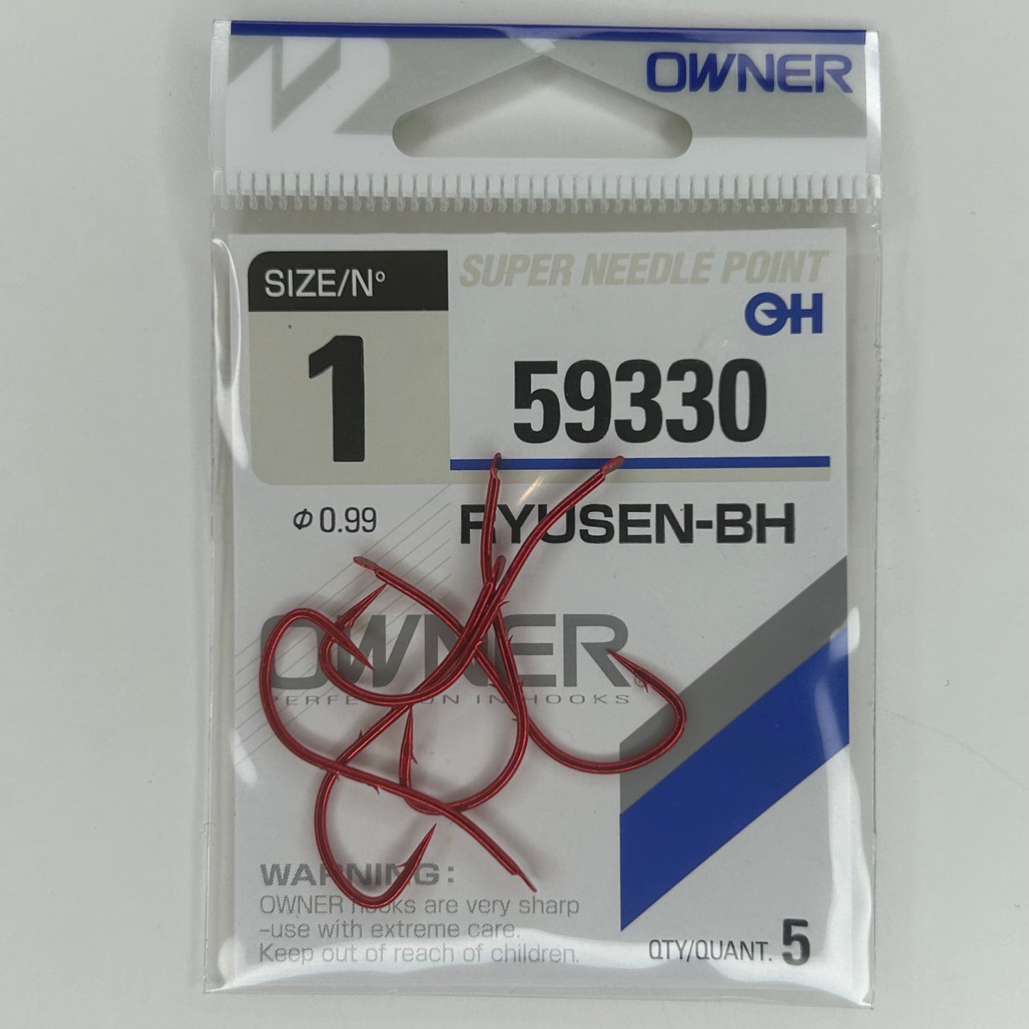 Owner Ryusen-BH 59330 Haken Ø0,99mm 5 Stk.
