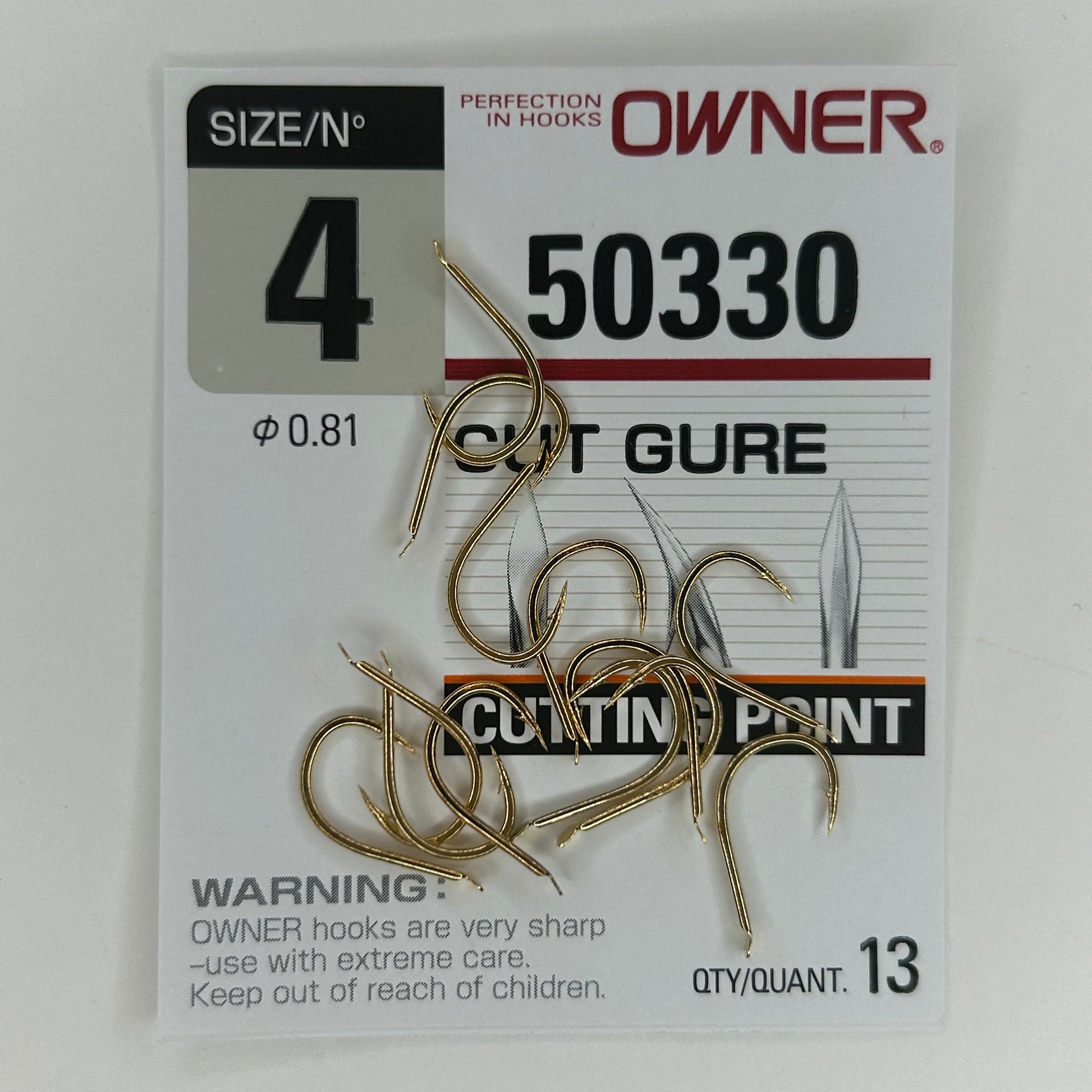 Owner Cut Gure 50330 Haken Ø0,81mm 13 Stk.