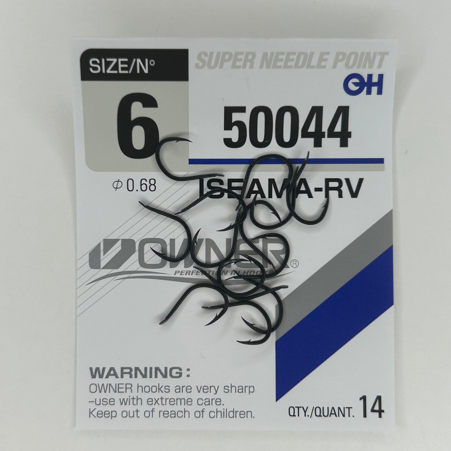 Owner Iseama-RV 50044 Haken Ø0,68mm 14 Stk.