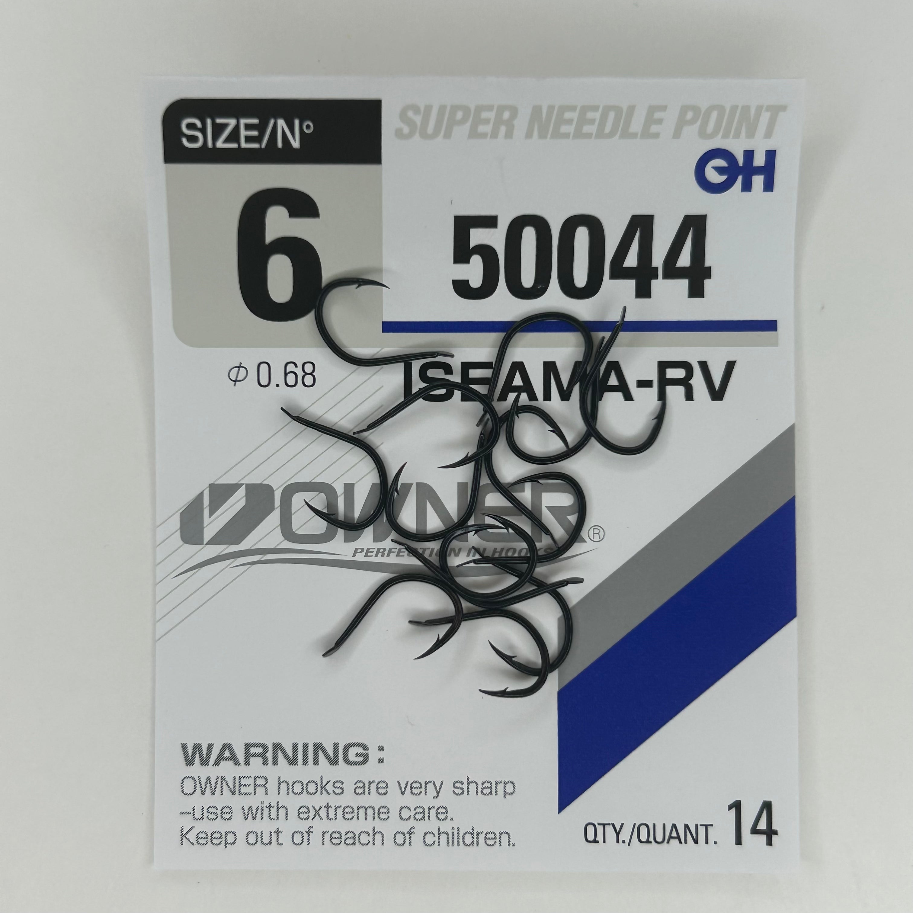 Owner Iseama-RV 50044 Haken Ø0,68mm 14 Stk.